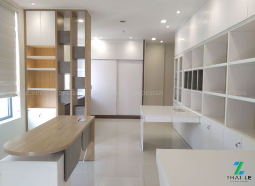 Thi công nội thất văn phòng Central Premium Tháp B - 40m2